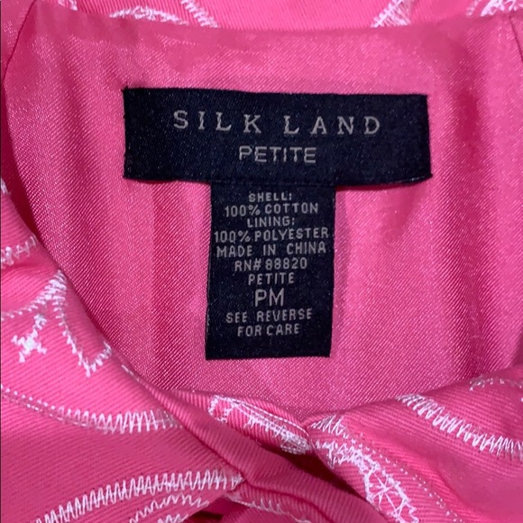 SilkLand Petites Crop Jacket Like New PM VIBRANT!! - Picture 5 of 5